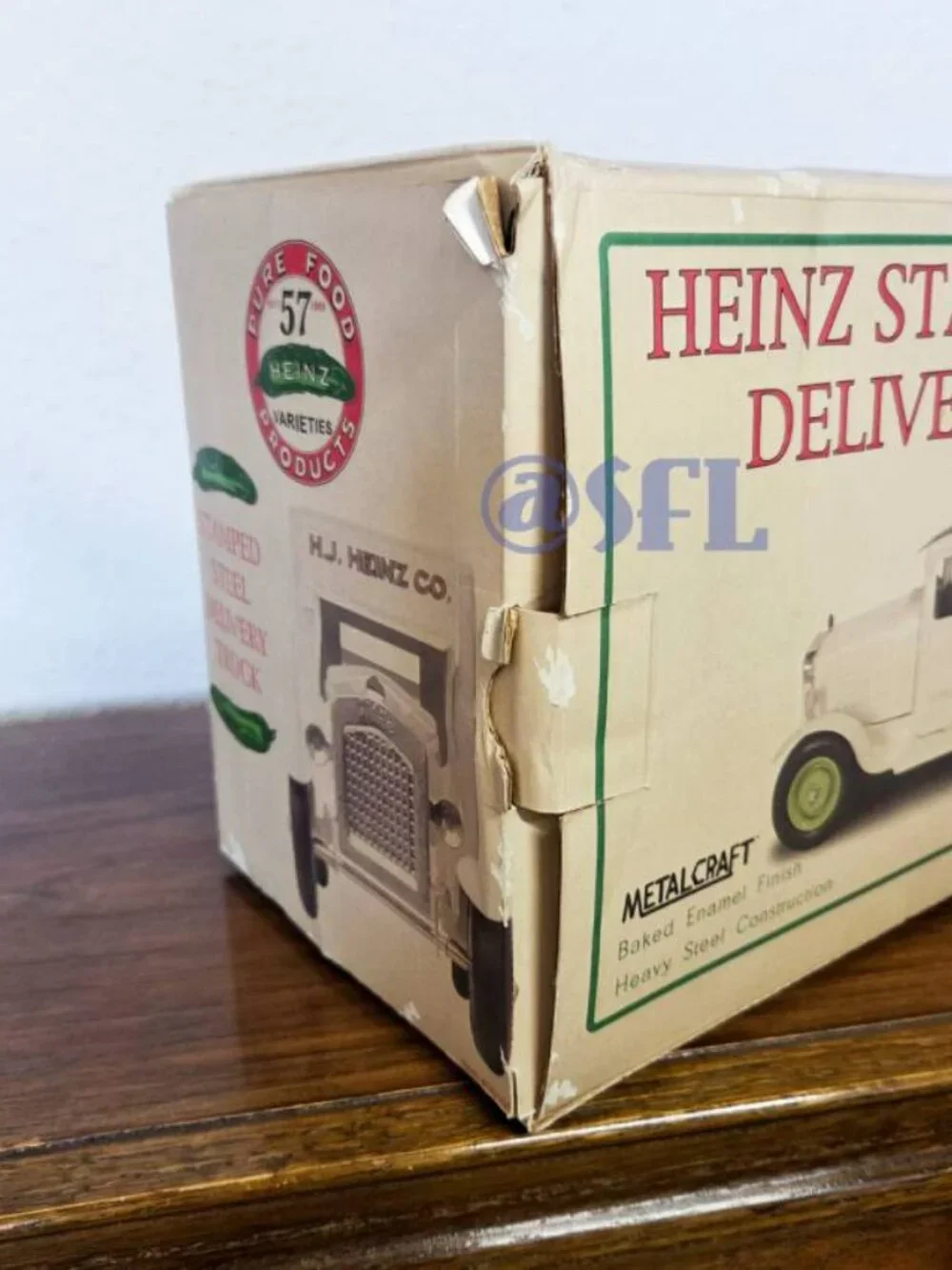 Vtg Metalcraft 1930s Heinz Delivery Truck Toy Model Stamped Steel 2002 New Other